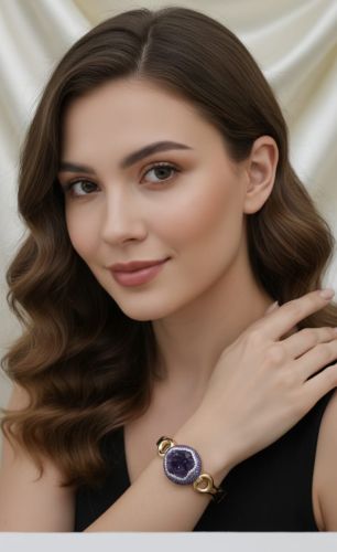 Purple Star Artificial Stone Bracelet