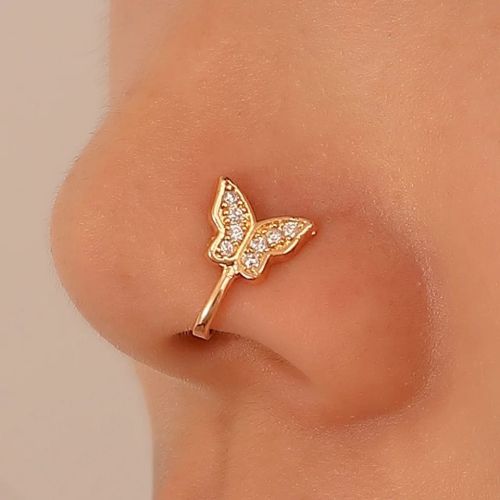 Bess Allure Nose Pin Anniversary 0.2, Main Stone : Rhinestone
