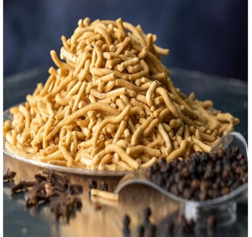 Besan Ratlami Sev Namkeen, Packaging Size : 200gm, 500gm, 1OOOGM