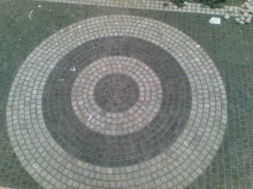 Black and Grey Cobbles, Shape : Sqaure for Floor