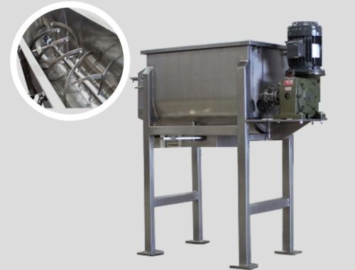 Ribbon Blender Machines, Mixer Type : Low Shear