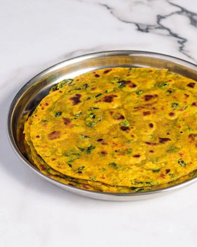 Garlic Thepla, Taste : Savory