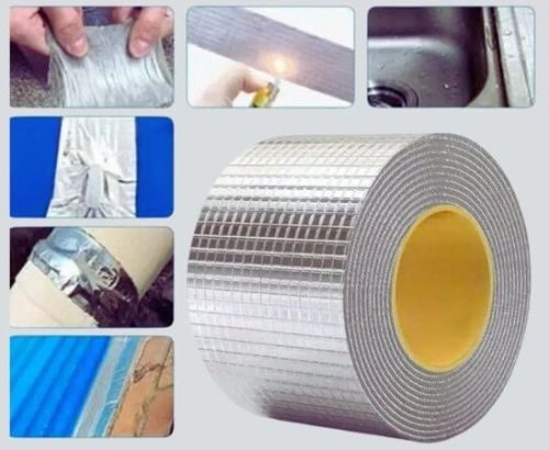 Aluminium Butyl Tape, Packaging Type : Roll for Sealing Water Leaks