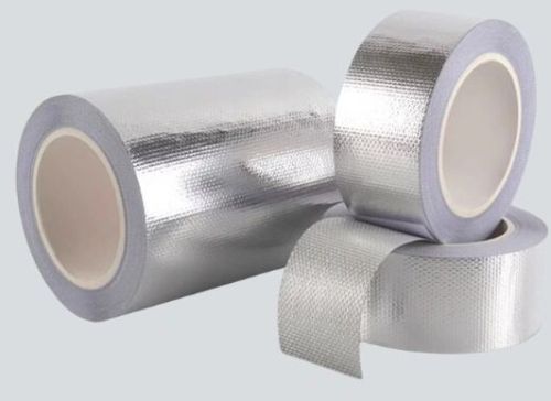 Aluminum Foil Aluminium Pet Tape, Color : Silver