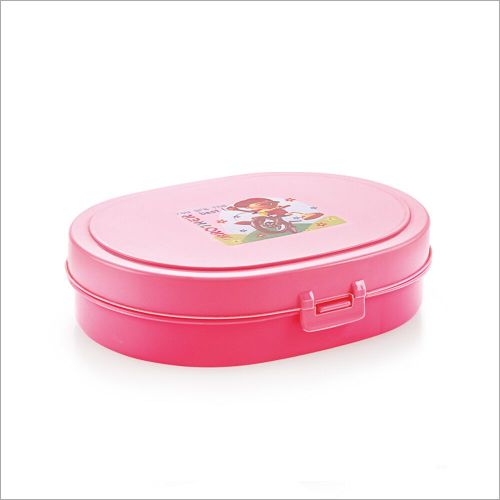 182 – Oval Lunch Box, Color : Assorted