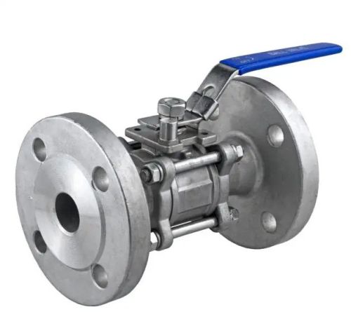 CF8 3 Piece Flanged Ball Valve