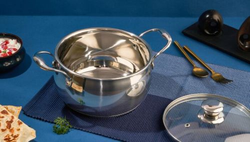 Stainless Steel Kadhai For Cooking Use