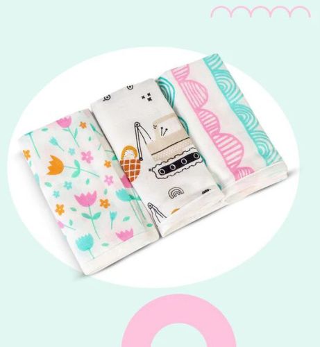 Super Soft 100% Cotton Napkins for New Babies