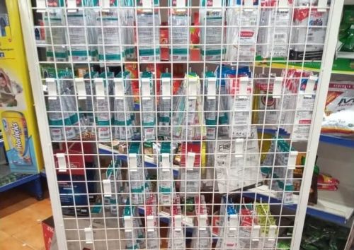 Steel Hanging Racks for Clothes, Jewells, Supermarket Hypermarkets