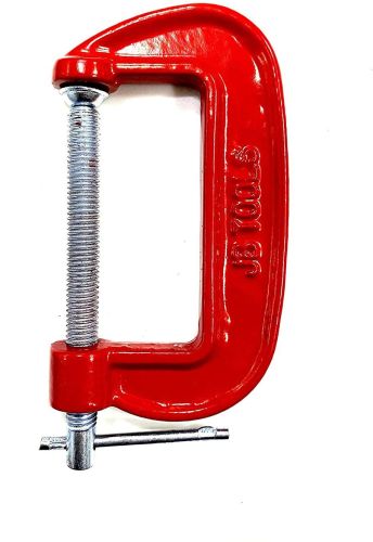 High Visibility 3 Inch C Clamp for Wood Working, Metals