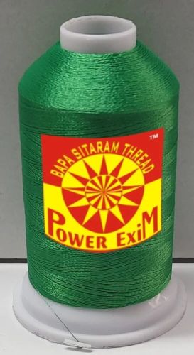 Dyed Trilobal Polyester Embroidery Thread, Color : Navy Blue