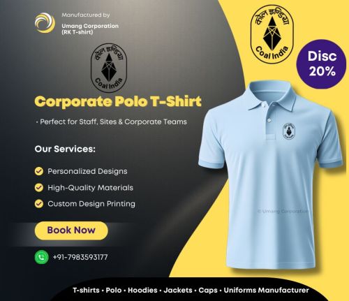 Coal India Staff Uniform T-Shirt | Corporate Polo Workwear