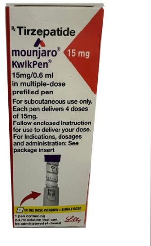 Mounjaro 15mg Injection, Packaging Size : Pen for weight lose