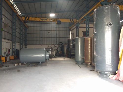 Stainless Steel Horizontal Air Receiver Tank, Capacity : 500 Liter