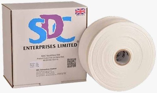 Polyester Sdc Multifibre DW Fabric, Color : White