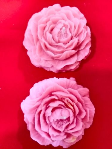 Plain Polished Soya Wax Candles, Shape : Flower