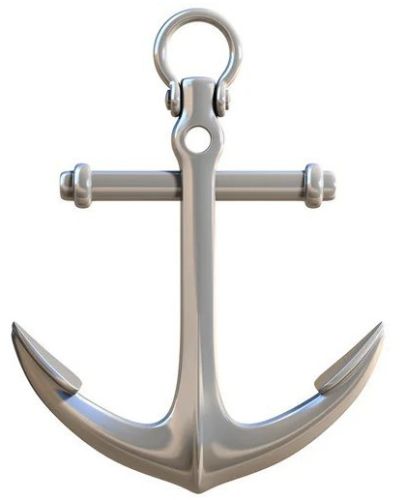Polished Finish Stainless Steel Marine Anchor, Color : Silver