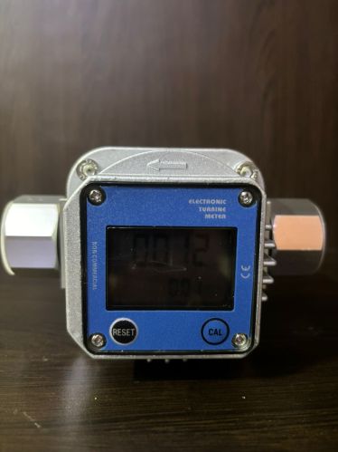 DT Battery Chrome Finish Aluminum Gas Flow Meter, Color : Grey Blue