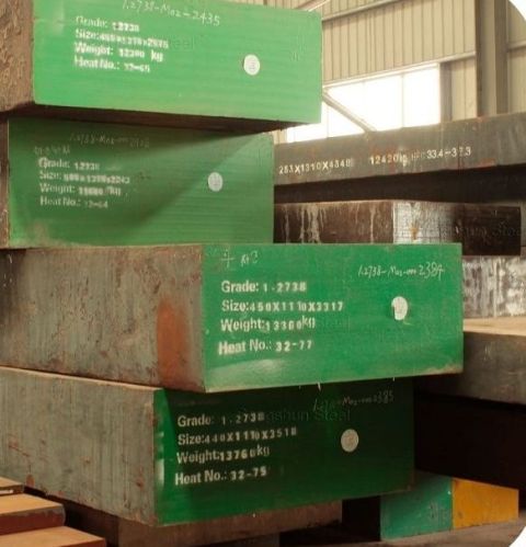 1.2738 Grade Forged Steel Flat Bar, Color : Black for Construction