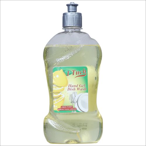 I Tuch 500ml Lemon Dishwash Gel, Color : Yellow, Form : Liquid
