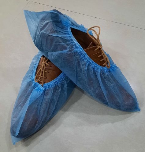 Non Woven Disposable Shoe Cover, Color : Blue