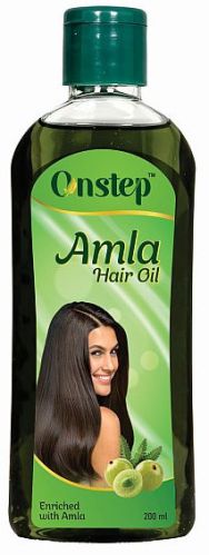 200 Ml Onstep Amla Hair Oil, Color : Green, Packaging Type : Bottle