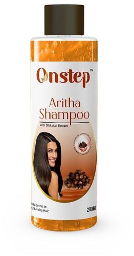 Sulfate-free 200 Ml Onstep Aritha Shampoo, Form : Liquid