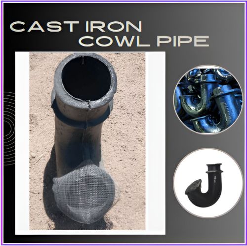 Deepshikha Polished Cast Iron Cowl Pipe, Color : Black