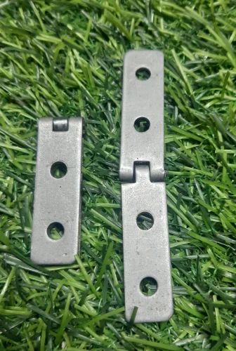 Polished Metal 13mm Door Hinge, Color : Silver, Width : 50-100mm