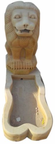 Polished Sandstone Lion Fountain, Design : Modern for Indoor