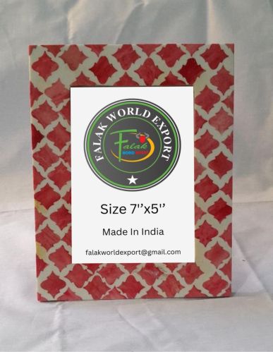 7x5 Inch Table Top Bone Inlay Photo Frames