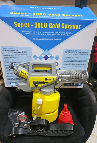 Plastic Electric Mini Fogging Machine, Power Source : Battery