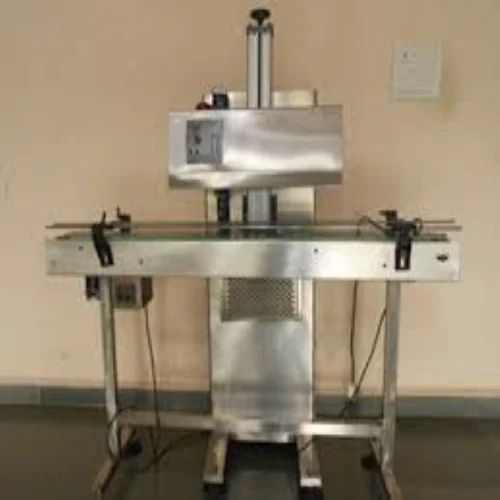 Polished Mild Steel 200 Pouch Automatic Induction Sealer Machine