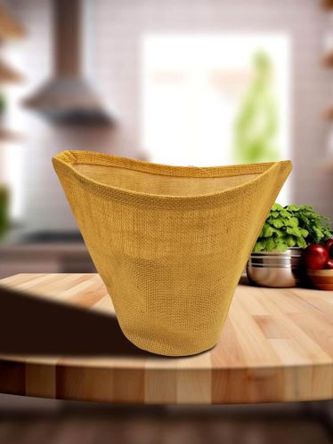 Non Polished Jute Flower Pot, Color : Brown for Plantation