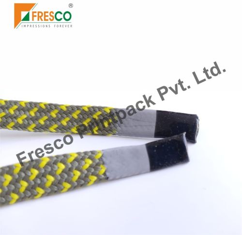 Flat Shapes Shoelace Drawcord with Silicon Dipping