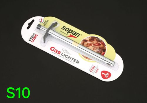 Stainless Steel Long Gas Lighter For Kitchen