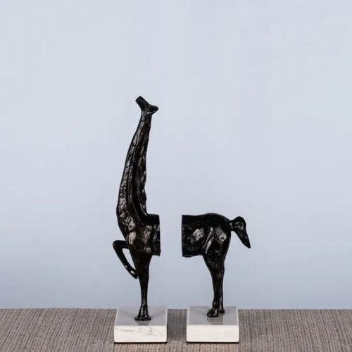 Make The Change (black) Metal & Marble Home Decor