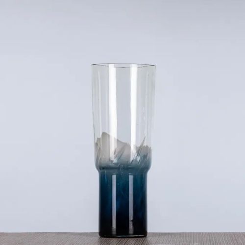 Together Tomorrow (small, Blue) Clear Glass Vase