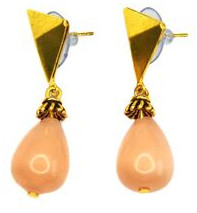 Naga Earring Golden Design (skin Colour )