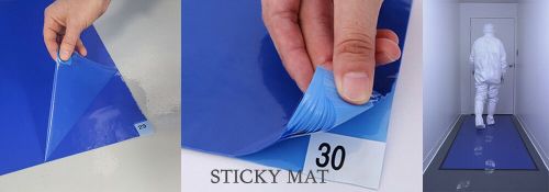 Kki PP Cleanroom Sticky Mats, Color : Blue