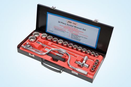 Crv Steel 24Pcs Socket Set