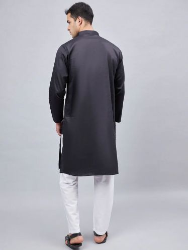 Men Kurta Pajama Set Black Xl (42), Xxl (44)