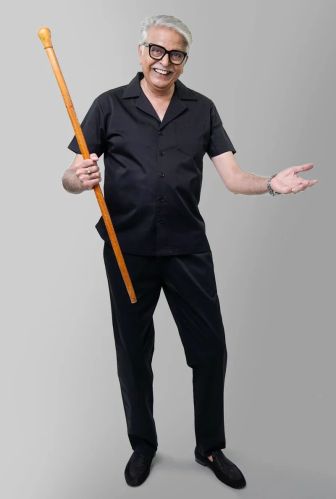 Safari Co-ord Suit Set Black With Elastic Waist