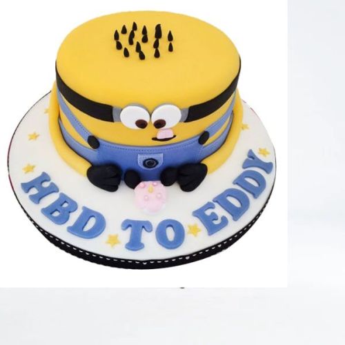 Adorable Minion Cake