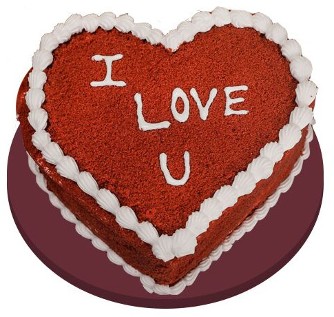 Romantic Heart Cake