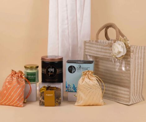 Diwali Celebrations Floral Jute Bag