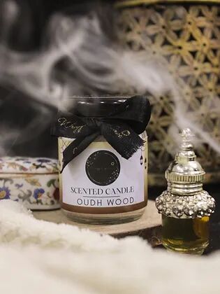 Oudh Wood Mini Soy Scented Candle (60g)