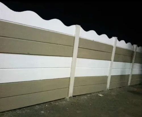 Trilok Precast Modular Build RCC Folding Compound Wall, Color : Grey