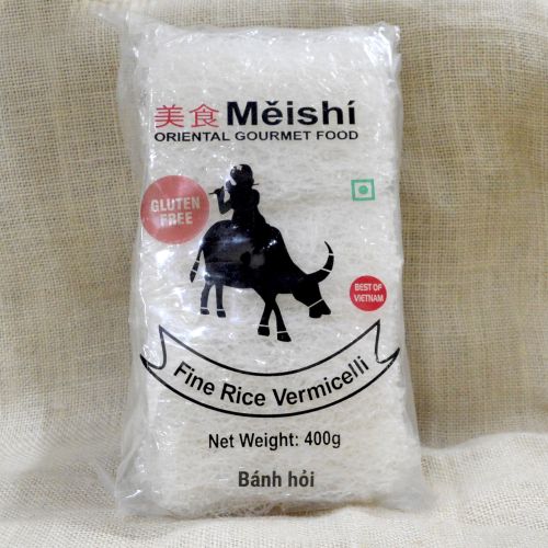 Meishi Fine Rice Vermicelli Noodle, Color : White
