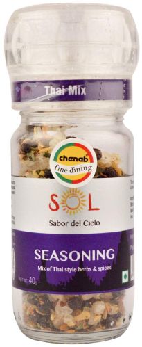 Mix Herbs and Spices In Crystal Grinders 40g